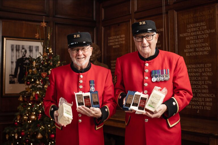 Chelsea Pensioners get a Taste of Dragon Cheese