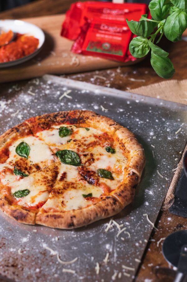 Welsh Cheddar and Tomato Pizza