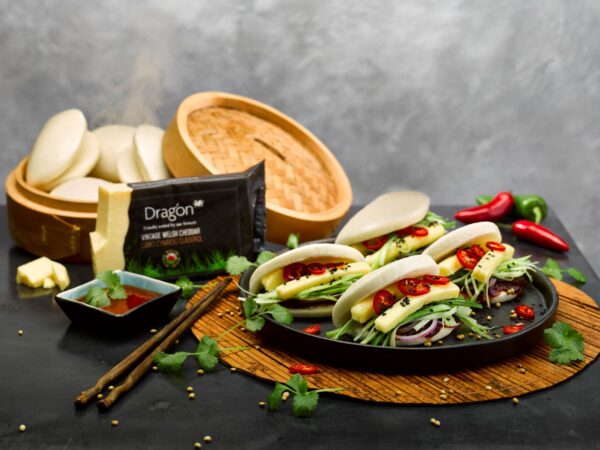 Vintage Welsh Cheddar and Leek Bao Buns